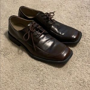 LAST CHANCE Borelli Dark Brown Dress Shoes
